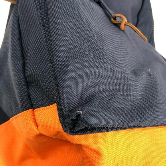 Distressed Herschel Supply backpack blue orange - Picture 5 of 6